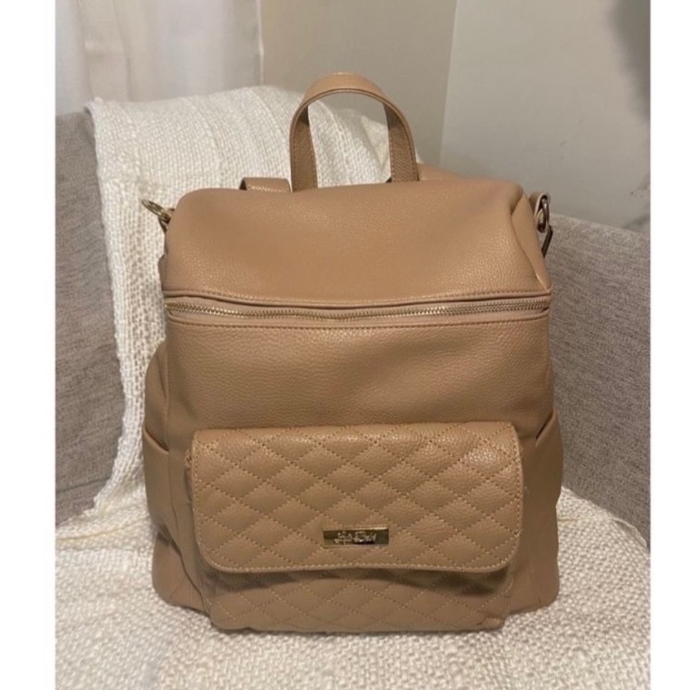 Luli Bebe Latte Brown Diaper Bag